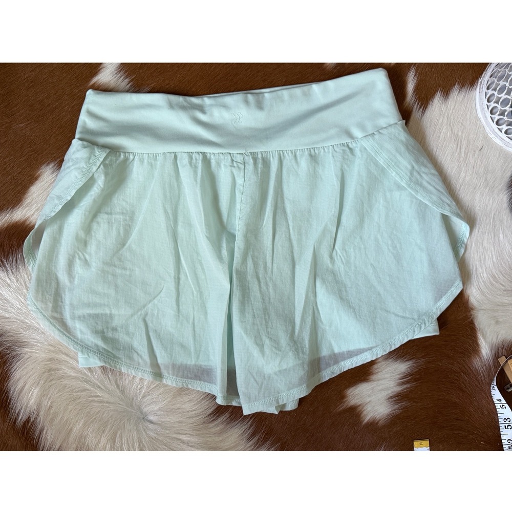 High-Rise Athletic Shorts Mint Green Size L - Picture 4 of 6